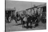 Bismarck, Dakota (Territory) Street Scene-O.S. Goff-Stretched Canvas