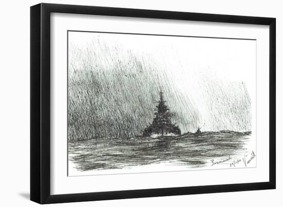 Bismarck heads out, 2006-Vincent Alexander Booth-Framed Giclee Print