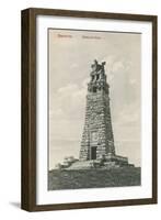 Bismarck Monument, Hannover, Germany-null-Framed Art Print