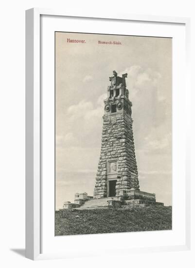 Bismarck Monument, Hannover, Germany-null-Framed Art Print