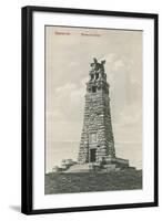 Bismarck Monument, Hannover, Germany-null-Framed Art Print