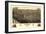 Bismarck, North Dakota - Panoramic Map-Lantern Press-Framed Art Print