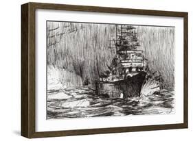 Bismarck, Off Greenland, 2005-Vincent Alexander Booth-Framed Giclee Print