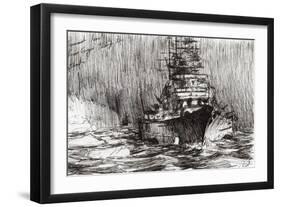 Bismarck, Off Greenland, 2005-Vincent Alexander Booth-Framed Giclee Print