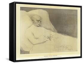 Bismarck on His Death Bed-null-Framed Stretched Canvas
