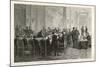 Bismarck Presides Over a Diplomatic Conference at Berlin to Discuss the Question of the Congo-null-Mounted Art Print
