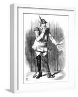 Bismarck Speaks Peace-John Tenniel-Framed Art Print