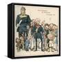 Bismarck Vs Chancellers-Franz Juttner-Framed Stretched Canvas