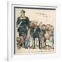 Bismarck Vs Chancellers-Franz Juttner-Framed Art Print