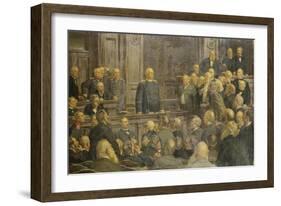 Bismarcks Letzte Reichstagsrede Am 6 Februar 1888-Ernst Henseler-Framed Giclee Print