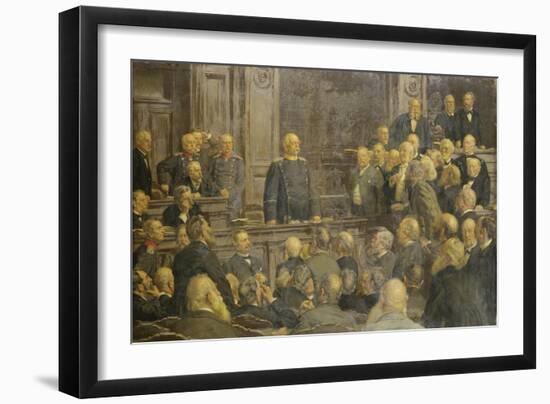 Bismarcks Letzte Reichstagsrede Am 6 Februar 1888-Ernst Henseler-Framed Giclee Print