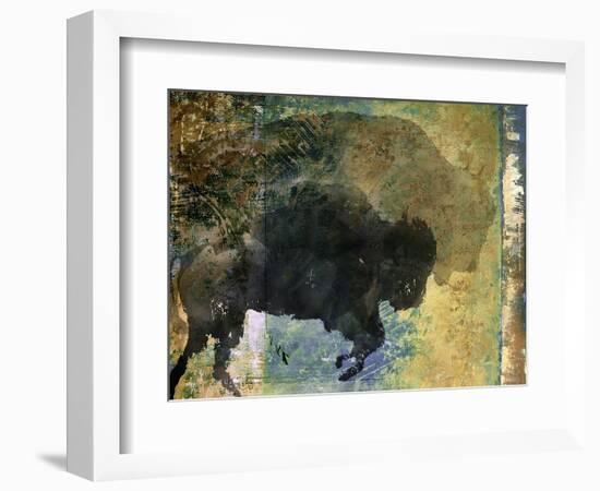 Bison 1-Sokol-Hohne-Framed Art Print