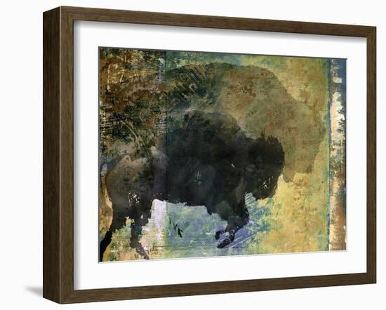 Bison 1-Sokol-Hohne-Framed Art Print