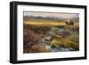 Bison and Creek-Chris Vest-Framed Art Print