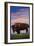 Bison and Sunset-Lantern Press-Framed Art Print