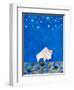Bison Beneath the Stars I-Casey Craig-Framed Art Print