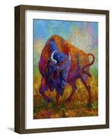 Bison Bull 1-Marion Rose-Framed Giclee Print