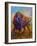 Bison Bull 1-Marion Rose-Framed Giclee Print