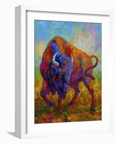 Bison Bull 1-Marion Rose-Framed Giclee Print