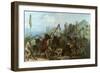 Bison Dance of the Mandan Indians, 1833-Karl Bodmer-Framed Giclee Print