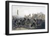 'Bison-Dance of the Mandan Indians in front of their Medicine Lodge in the Mih-Tutta-Hankush', 1843-Alexandre Manceau-Framed Giclee Print