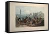 Bison Dance of the Mandan Indians-Karl Bodmer-Framed Stretched Canvas