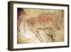 Bison from the Caves at Altamira, circa 15000 BC (Wall Painting)-null-Framed Giclee Print