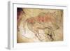 Bison from the Caves at Altamira, circa 15000 BC (Wall Painting)-null-Framed Giclee Print