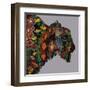 Bison Heather-Sharon Turner-Framed Art Print