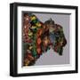 Bison Heather-Sharon Turner-Framed Art Print