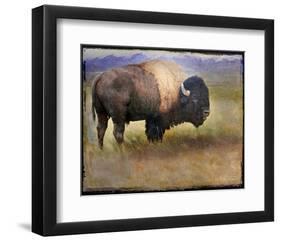 Bison I-Chris Vest-Framed Art Print