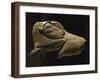 Bison Licking Its Back, Bone Figure from La Madeleine, Dordogne, France-null-Framed Giclee Print