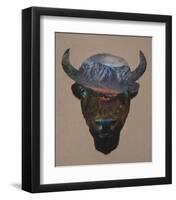 Bison Peak-Davies Babies-Framed Art Print