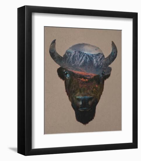 Bison Peak-Davies Babies-Framed Art Print