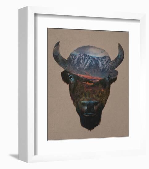 Bison Peak-Davies Babies-Framed Art Print