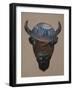 Bison Peak-Davies Babies-Framed Art Print