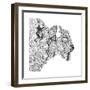 Bison (Variant 1)-Sharon Turner-Framed Art Print