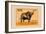 Bison-null-Framed Art Print