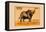 Bison-null-Framed Stretched Canvas