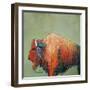 Bison-Karrie Evenson-Framed Art Print