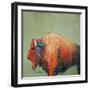 Bison-Karrie Evenson-Framed Art Print