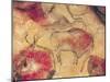 Bisons, from the Caves at Altamira, circa 15000 BC (Cave Painting)-null-Mounted Giclee Print