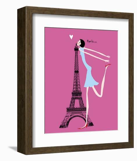 Bisou-Emmanuelle Teyras-Framed Art Print