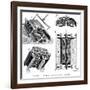 Bissell Carpet Sweeper, American, C1887-null-Framed Giclee Print