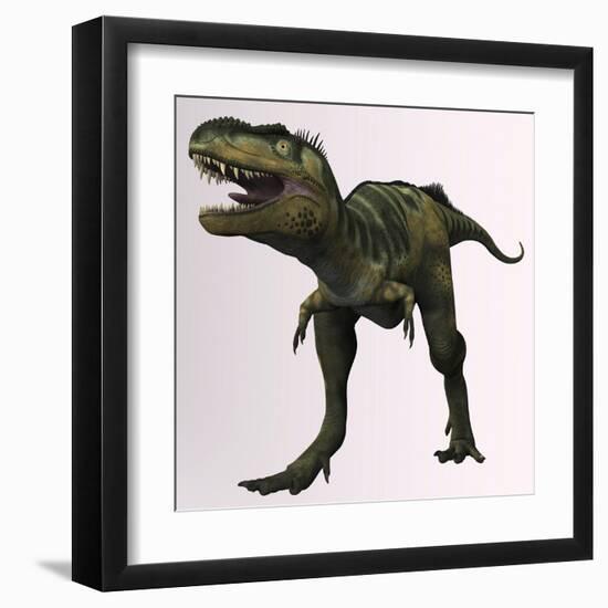 Bistahieversor Sealeyi Dinosaur of the Cretaceous Period-null-Framed Art Print