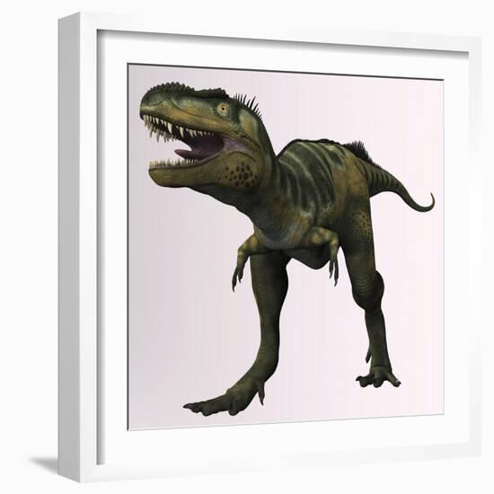 Bistahieversor Sealeyi Dinosaur of the Cretaceous Period-null-Framed Art Print