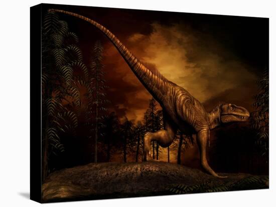 Bistahieversor Was a Tyrannosaurid Dinosaur from the Late Cretaceous Period-null-Stretched Canvas