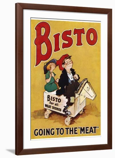 Bisto the Bisto Kids Bisto Gravy, Going to the Meat-null-Framed Photographic Print