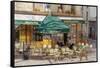 Bistro and Brasserie Le Reveil Bastille-Cora Niele-Framed Stretched Canvas