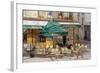 Bistro and Brasserie Le Reveil Bastille-Cora Niele-Framed Giclee Print